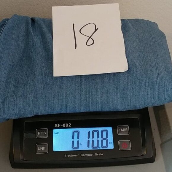 Staccato Women's Blue Chambray Western Designer Button Down Top Size L - Picture 7 of 7